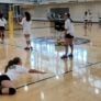 Volleyball Player Practicing Pancake