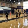 Macalester Volleyball Camp Full Court Practice