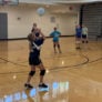 Practice Volleybal Game Adelphi University