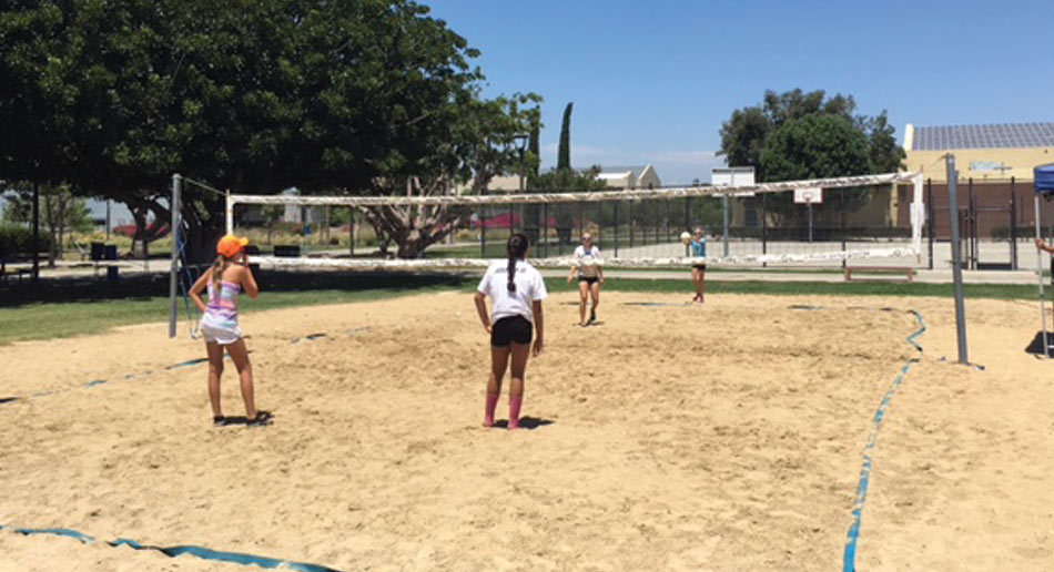 Nike Beach Volleyball Camps Scrimmage