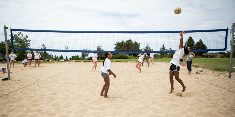 Nike Beach Volleyball Camps Setting