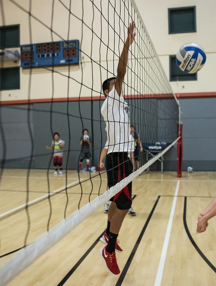 Nike Volleyball Camps Boy Blocking