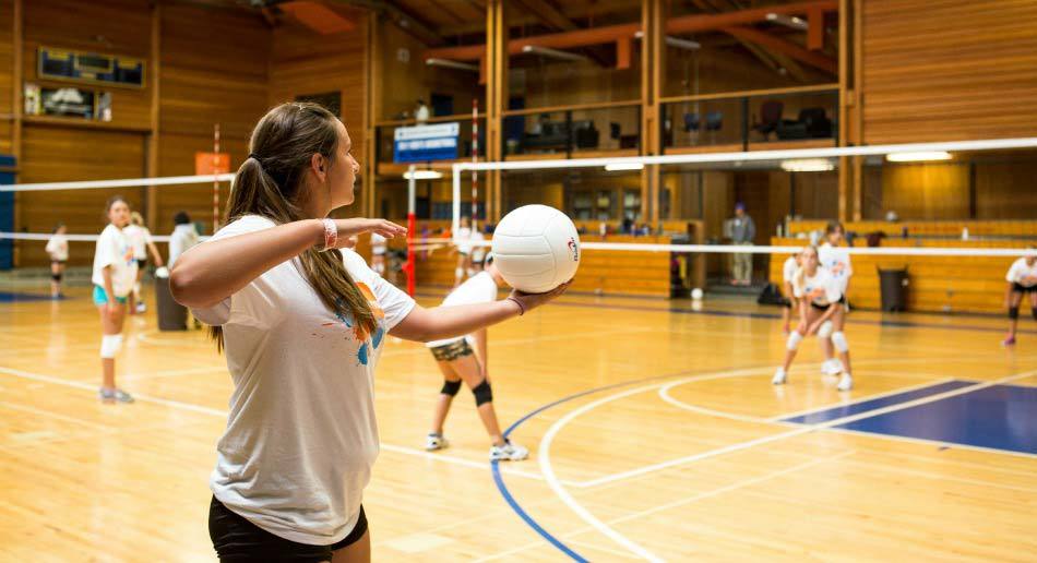 Nike Volleyball Camps Serving