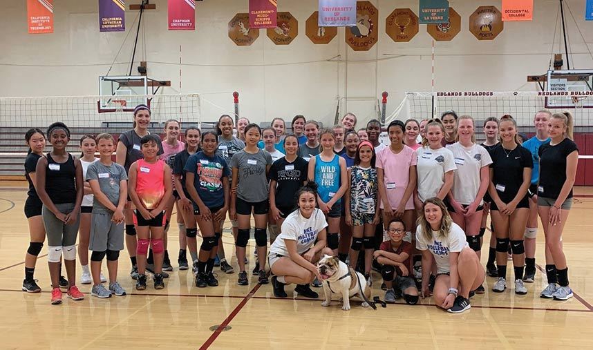 New position volleyball camp in redlands