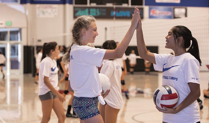 Teamwork Volleyball