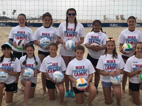Beach Volleyball Campers