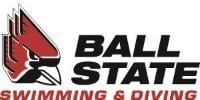 Ball State University Swimming Logo