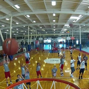 Nike Basketball Campers Shooting Hoops